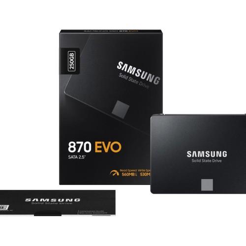 Jual Samsung SSD 870 EVO 250GB Sata 3 - 250 GB Nand - Jakarta Pusat - Ragam  Hardisk | Tokopedia