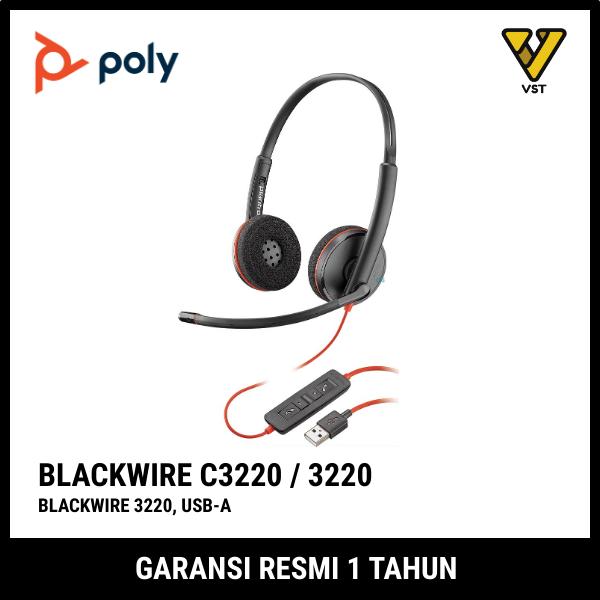 Jual Plantronics Blackwire C3220 