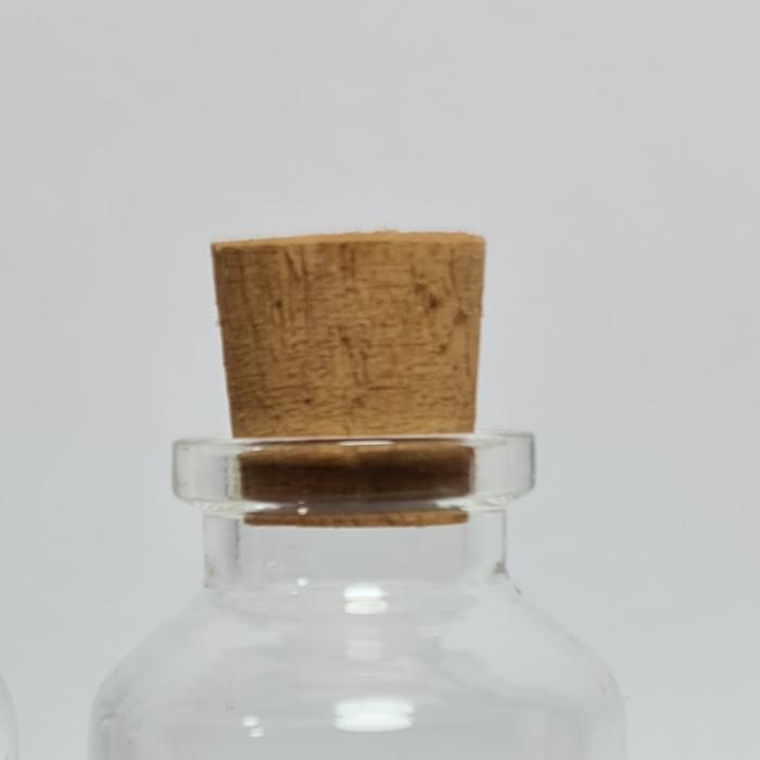 Gambar Botol Kaca 25ml Tutup Kayu Gabus Kode TKV25 - Cokelat dari Botol Market undefined Tokopedia