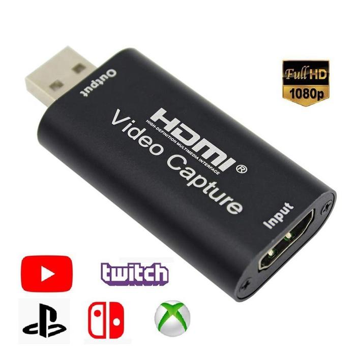Gambar Video Capture HDMI USB Card Streaming Untuk PS4 Game Youtube Recording dari Novus Computer undefined Tokopedia