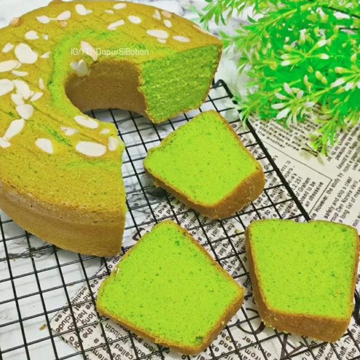 Gambar bolu pandan panggang dari Dapur Rin&#39;s Cake undefined Tokopedia