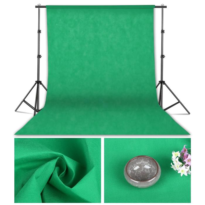 Gambar Kain Backdrop Studio Fotografi Non-Woven Textile 200 x 280cm SH-BJB-03 - GREEN dari TORAJAA STORE undefined Tokopedia