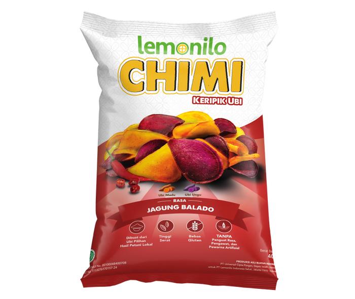Gambar Lemonilo Chimi Ubi Keripik Jagung Balado dari rafilah undefined Tokopedia