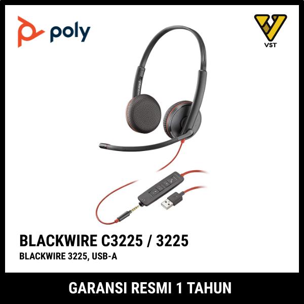 Jual Plantronics Blackwire C3225 Headset (B2B) - USB A - Jakarta Barat ...
