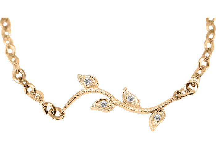 Gambar Gelang Emas Berlian Eropa F VVS Diamond Bangle Lucielle Jewelry-PB164B - 18K Gold dari Lucielle Jewelry Official undefined Tokopedia