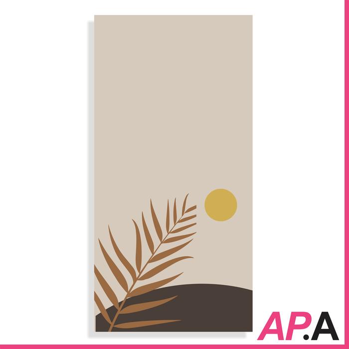 Gambar Hiasan Dinding Abstrak Nordic Pajangan Kamar Kost Home Decor Vintage - HD LEAF, HD 20X10CM dari Ayu Pertiwi Art undefined 5 Tokopedia