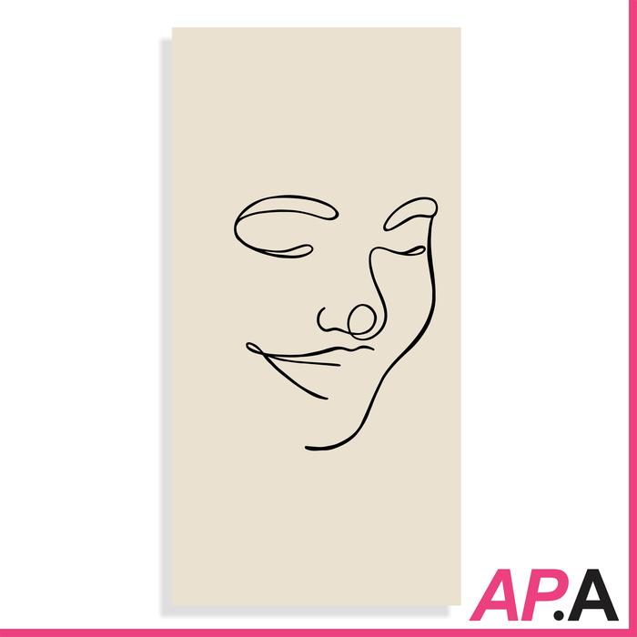 Gambar Hiasan Dinding Abstrak Minimalis Home Decor Poster Kamar Rumah Nordic - HD SMILE, HD 20X10CM dari Ayu Pertiwi Art undefined Tokopedia