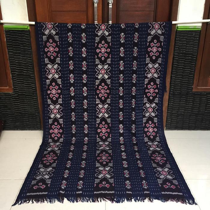 Gambar KAIN TENUN ETNIK MOTIF BUNGA - MOTIF 4 dari NomNom Tenun undefined Tokopedia