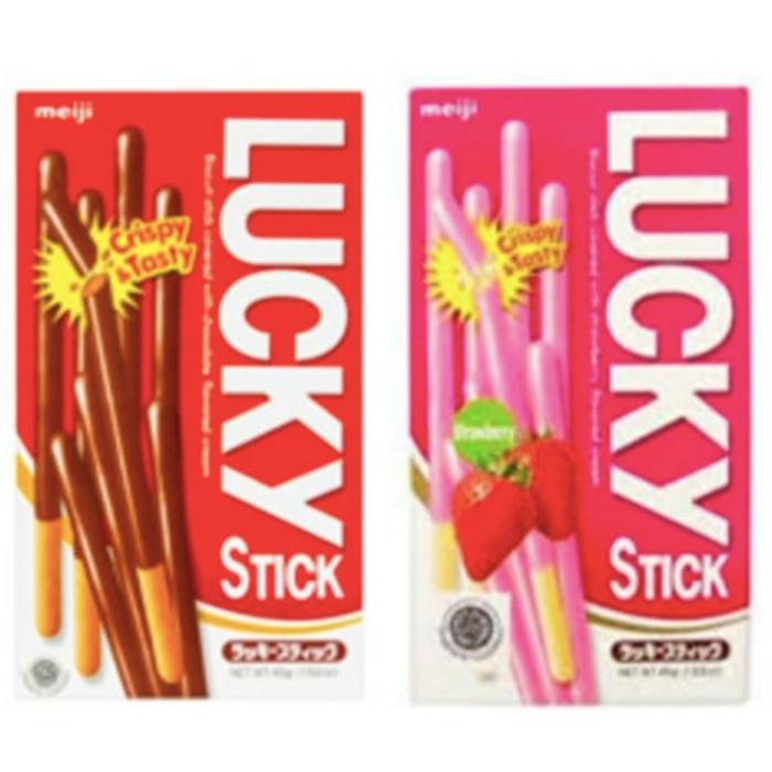 Gambar meiji lucky stick 45 gr - chocolate 45g dari Mirota Bali undefined 2 Tokopedia