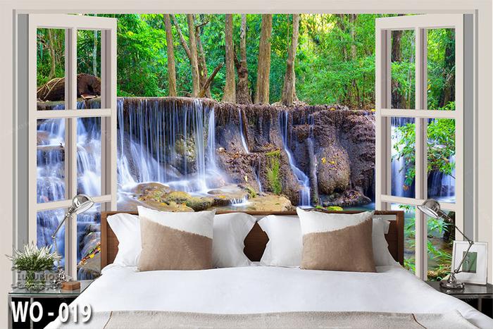Gambar Wallpaper dinding 3D | Wallpaper pemandangan dr jendela |Bhn Sticker 2 - WO- 019, VSTICKER GLOSSY dari DWS Wallpaper undefined Tokopedia