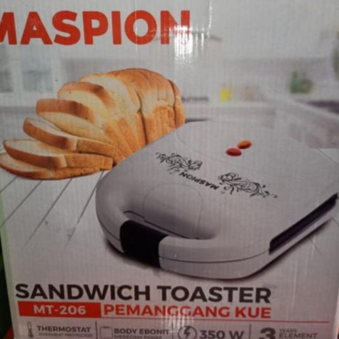Maspion Harga Toaster Jual SANDWICH TOASTER MASPION MT206
