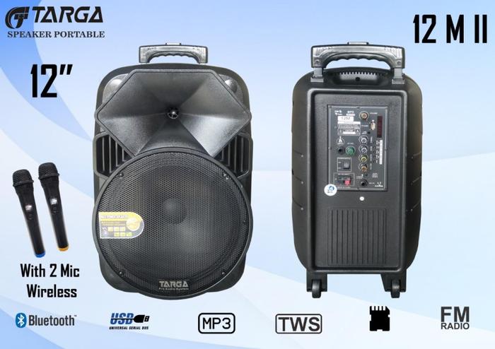 Amplifier Speaker Targa 12 Inch Targa 12″ Predator TG-P124D 5000w