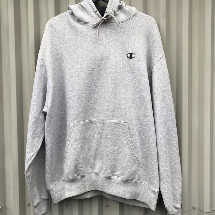 champion gray hoodie