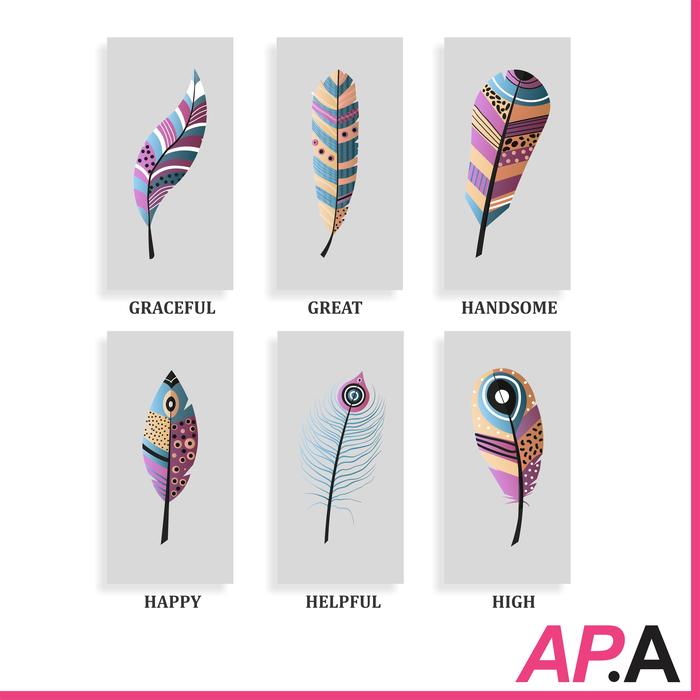 Gambar Hiasan Dinding Boho Abstrak Home Decor Aesthetic Dekorasi Kamar Nordic - HD FEATHER, HD 20X10CM dari Ayu Pertiwi Art undefined Tokopedia