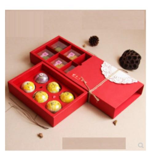 Gambar Packaging Gift Box 6 Sekat Model Tarik Classic Hampers Design Terbaru - Merah + Sekat dari Apr Nesia undefined Tokopedia