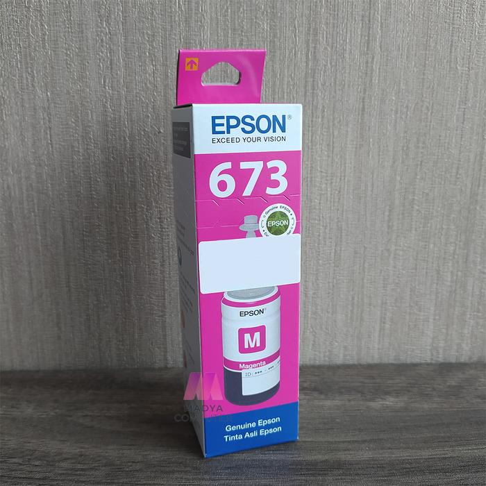 Gambar Tinta Printer EPSON 673 Original - Merah dari Madya Computer undefined Tokopedia