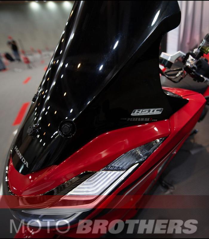 Gambar WINDSHIELD / HIGH WINDSCREEN / VISOR / SCREEN ALL NEW PCX160 PCX 160 dari MOTO BROTHERS undefined Tokopedia