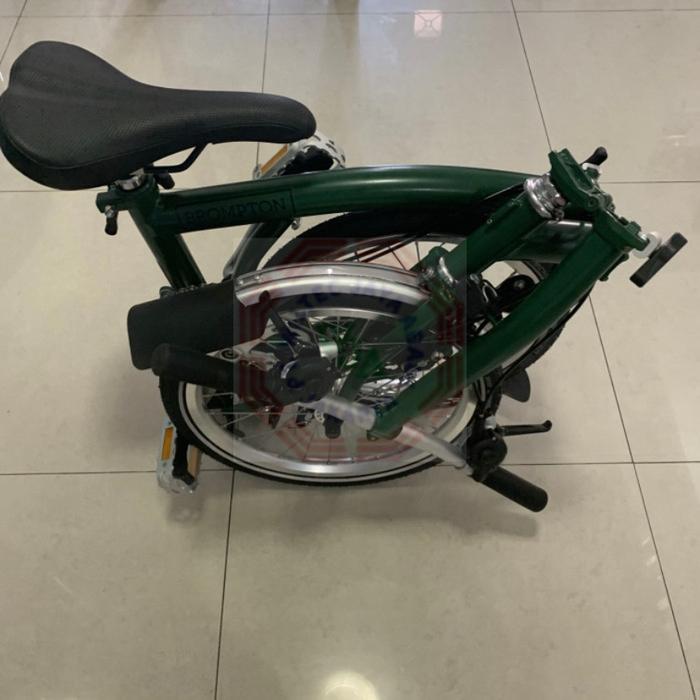 Jual BNIB READY BISA COD BROMPTON RACING GREEN S6L BRAND NEW SN 19