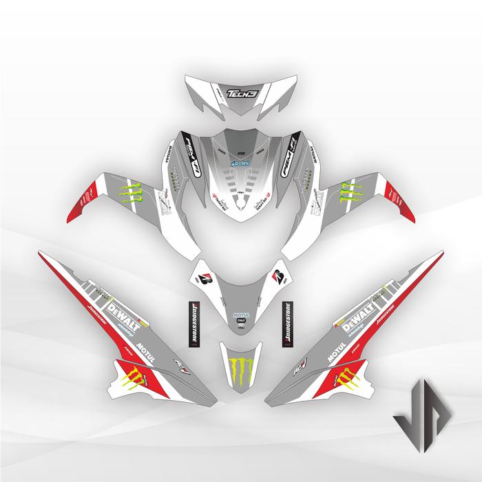 Gambar Decal Sticker / Stiker Xeon GT 125 2 - Abu-abu dari JArd Sticker undefined Tokopedia