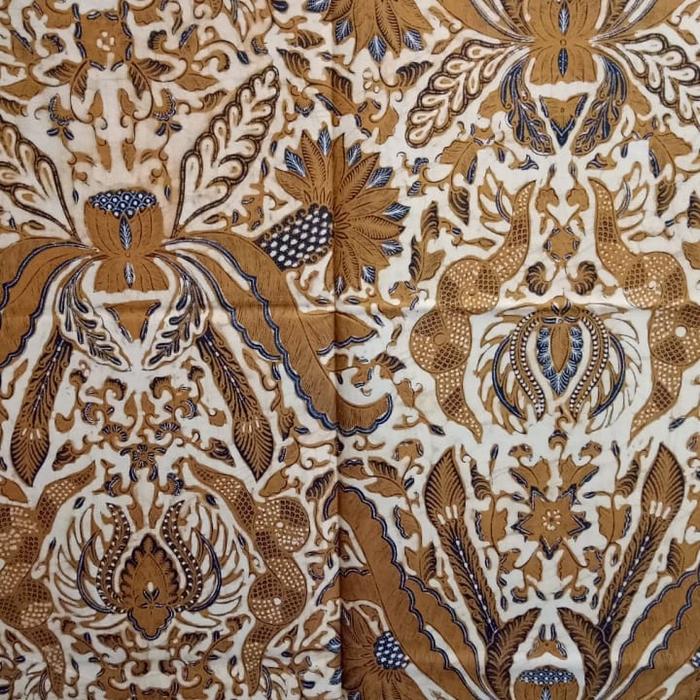 Gambar kain panjang full tulis motif pakem keraton(wahyu temurun) - Cokelat dari butik tatik undefined 2 Tokopedia