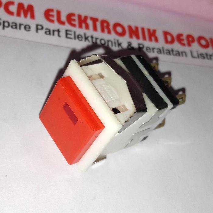 Gambar Momentary Horn Push Button 8pin Kotak + Indikator Lampu - Merah dari PCM ELEKTRONIK DEPOK undefined Tokopedia