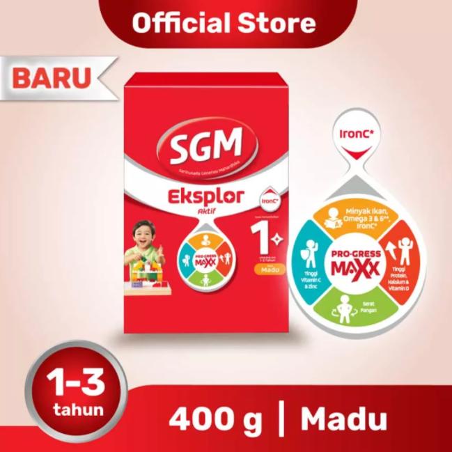 Gambar SGM Eksplor 1+ Susu Madu Box 400gr dari anakpedia undefined Tokopedia