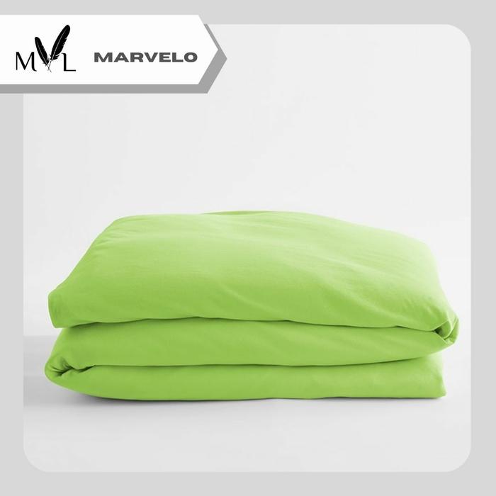Gambar Duvet dan Sprei Set Lengkap Ukuran 160 cm - Queen Size - by Marvelo - Hijau dari Marvelo Bedding undefined Tokopedia