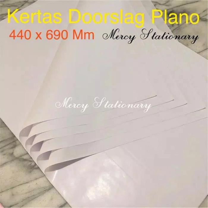 Gambar Kertas Doorslag 44x69Cm & 43,5x66,5Cm 100 Lembar Kertas Bungkus Baju K - Putih dari Mercy Stationery undefined Tokopedia