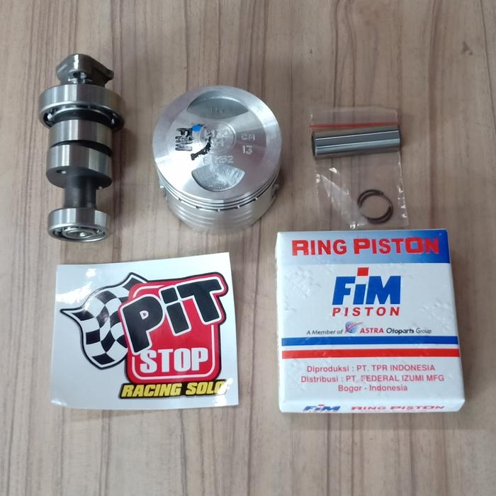 Jual piston beat bore up 130cc dan noken as racing Kota