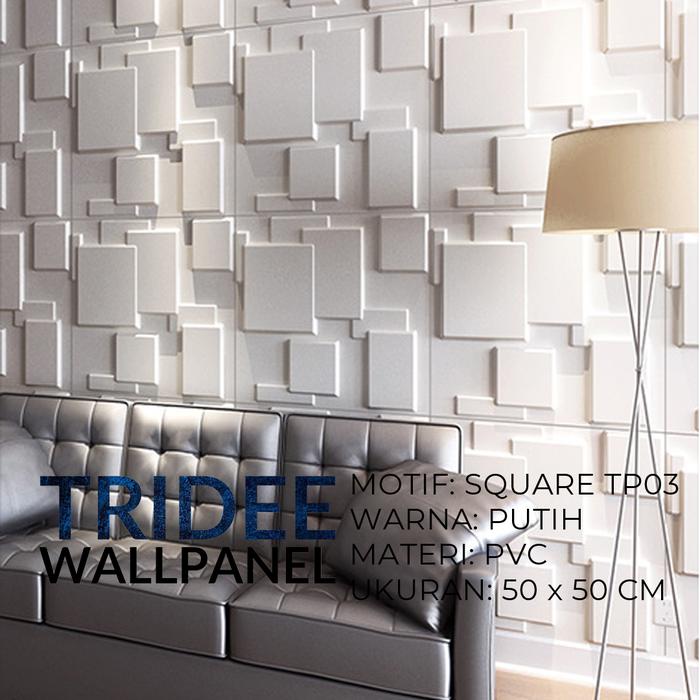 Gambar TRIDEE WALLPANEL FLORAL | WALLPAPER DINDING DEKORASI - TP03 SQUARE dari Tridee Wallpaper undefined Tokopedia