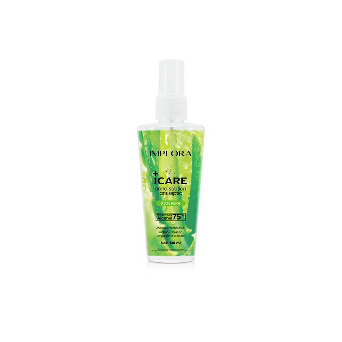 Gambar Implora iCare Hand Solution Antiseptic - aloe vera dari Implora Cosmetics_NEW undefined Tokopedia