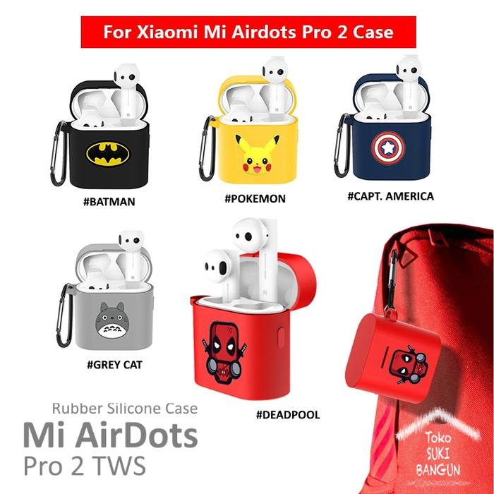 Casing Xiaomi Mi AirDots Pro True Wireless 2S Case CARTOON Silicone  Batman