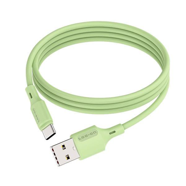 Gambar Log On LO-CB28 Kabel data dan Charging USB type C Quick Charge 3.0 - Green dari LOG ON INDONESIA undefined Tokopedia