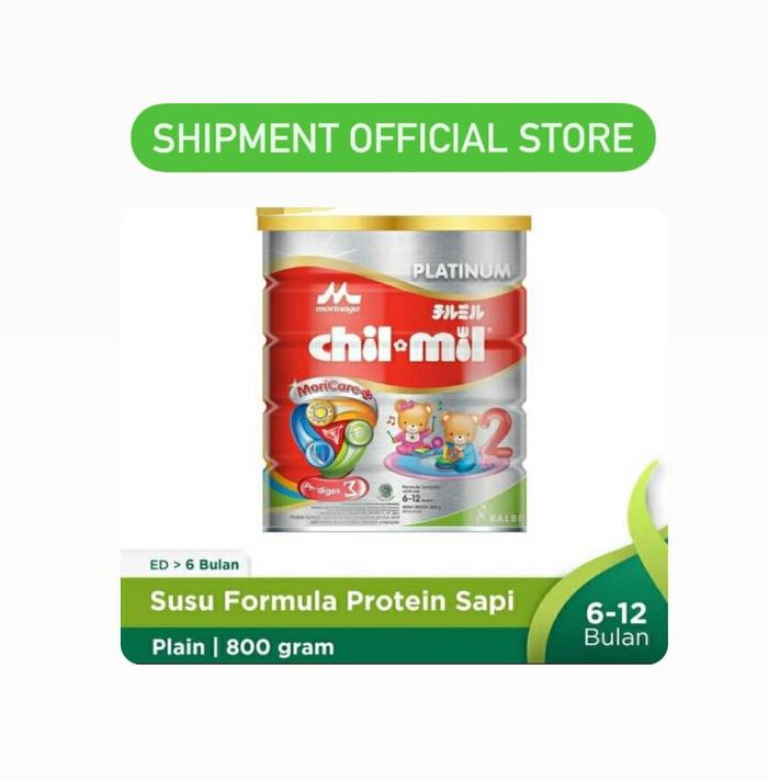 Gambar ChilMil Platinum 800 Gram Susu Kalbe Morinaga CHIL MIL MORICARE KALENG - PackingEkonomis, ATAS 5 Bulan dari Shipment undefined Tokopedia