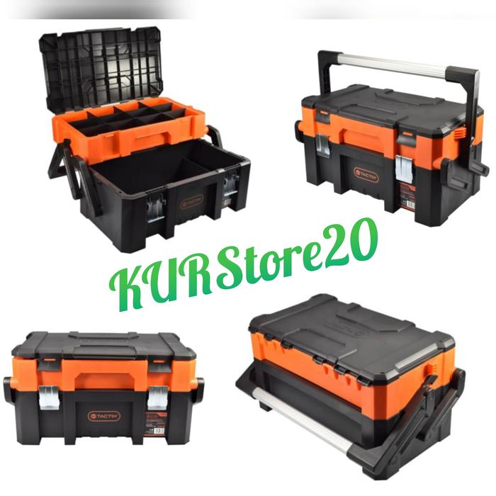 Gambar Tactix Kotak Perkakas Cantilever 58Cm/ Tool box 23inc/ kotak perkakas dari KURSTORE20 undefined Tokopedia