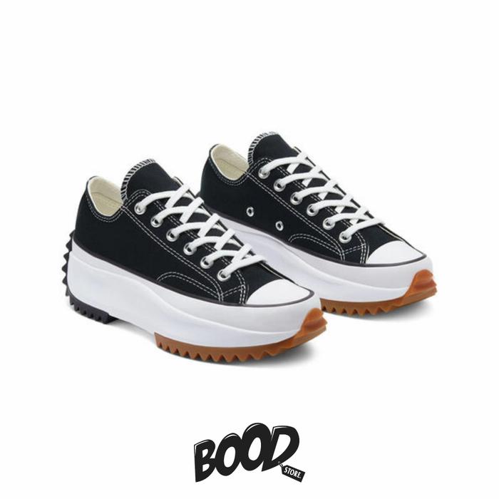 Jual converse run star hike low black 37 Kota Bandung