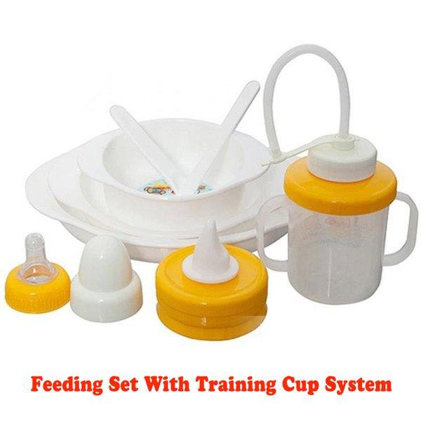Gambar Pigeon Feeding set with Training Cup BPA Free-Perlengkapan Makan Bayi dari MomoBaby undefined Tokopedia