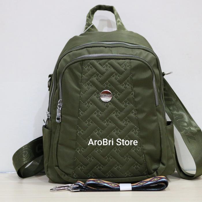 Gambar Tas Ransel slempang Chibao CB0866-28 - Green, P:27xL:11xT:32 dari Arobri Store undefined Tokopedia