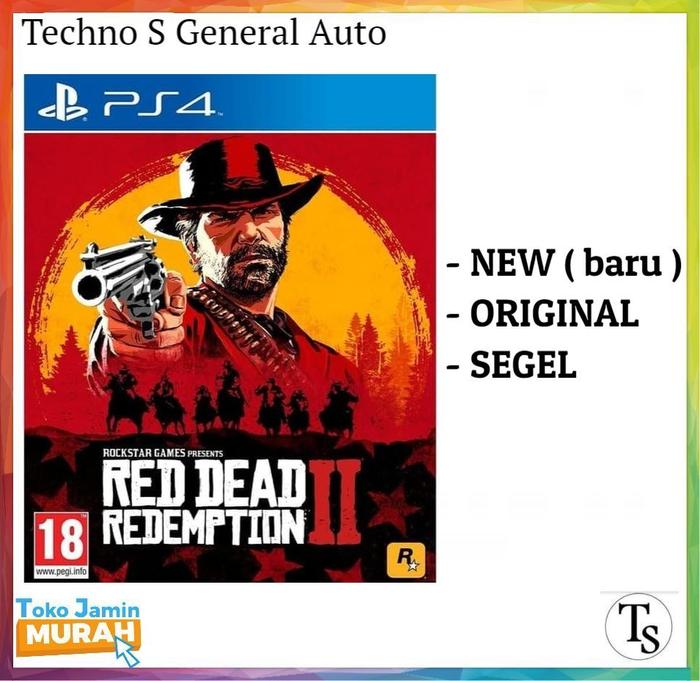 Gambar PS4 Red Dead Redemption 2 - Kaset CD PS4 Red Dead Redemption 2 - Reg 2 dari Techno S General Auto / TSGA undefined Tokopedia