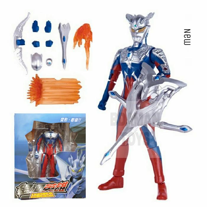 Gambar New SHF Basic Form Ultraman Zero Action Figure 18cm - Biru dari damantoys undefined Tokopedia