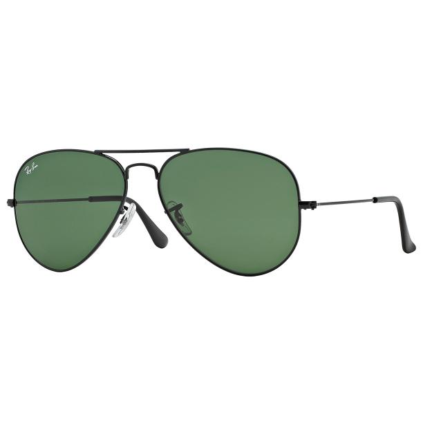 Promo Ray-Ban Sunglass Aviator RB 3025 L2823 58 Black w/ Green Classic G-15  di The Kacamata Store Tokopedia