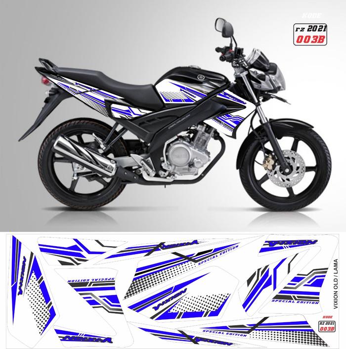Gambar Sticker Striping VIXION Old Lama Variasi 4 - 3B dari Dn Concept undefined Tokopedia