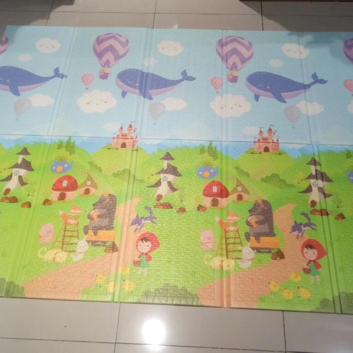 Gambar Opp Matras Bermain Anak Bermotif danPolos 200x150 Cm - Shark dari ARVIN SELLER undefined Tokopedia
