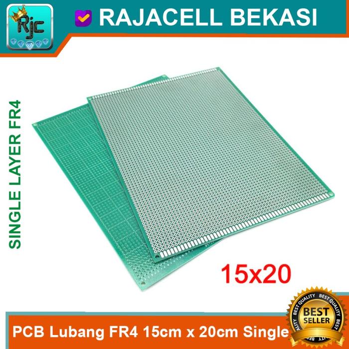Gambar PCB Lubang Prototype PCB bolong 15x20 cm FR4 Fiber Single Layer dari Arduino Store undefined Tokopedia