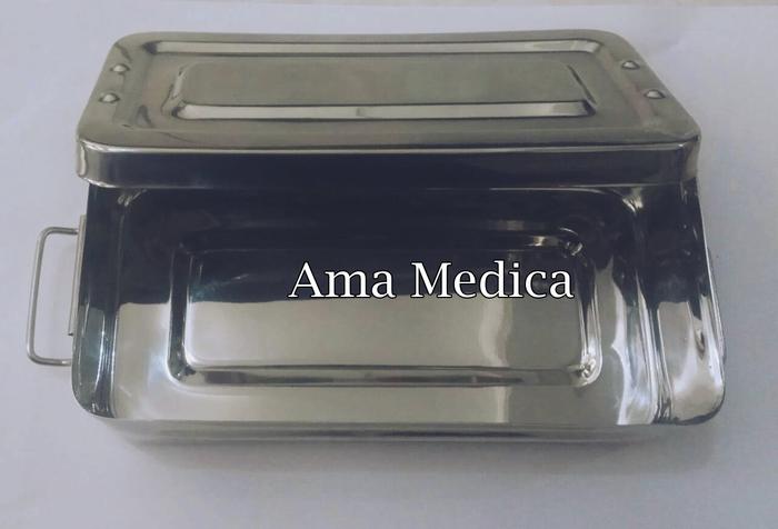Gambar Bak Instrumen 509 Tray Lock Unlock Pakai Kunci Saffa Stainless Steel dari AMA Medica Sby undefined Tokopedia