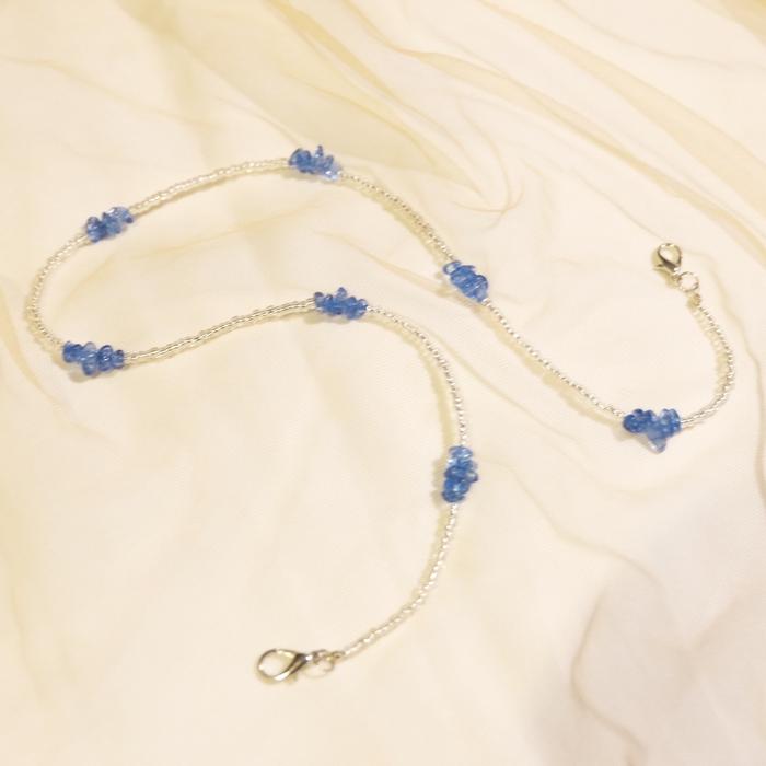 Gambar Merte - Strap Masker Batu Warna / Strap Kacamata / Gantungan Masker - Pepsi Blue, Strap Kacamata dari MERTE undefined Tokopedia