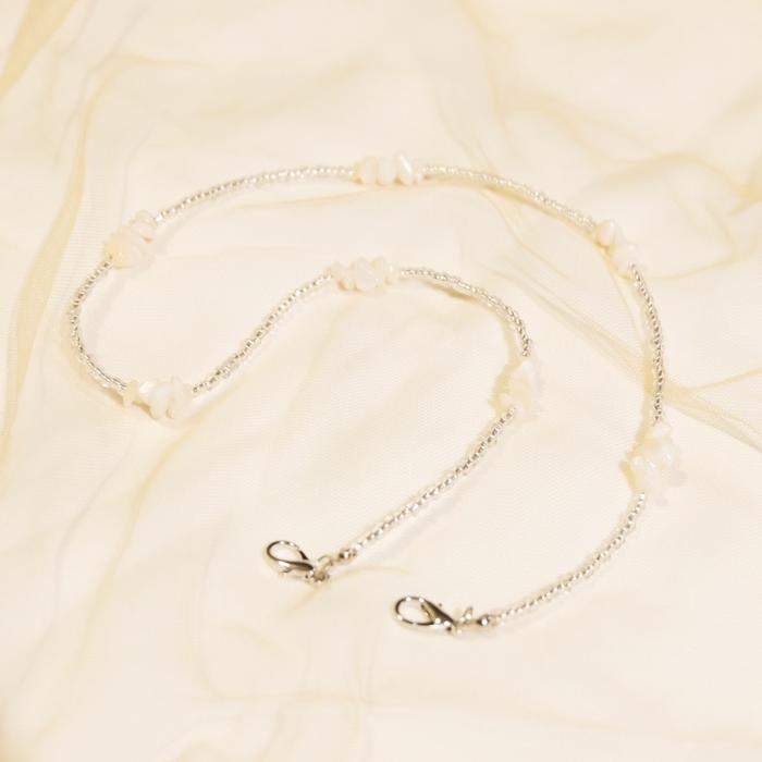 Gambar Merte - Strap Masker Batu Warna / Strap Kacamata / Gantungan Masker - Milk, Strap Kacamata dari MERTE undefined Tokopedia