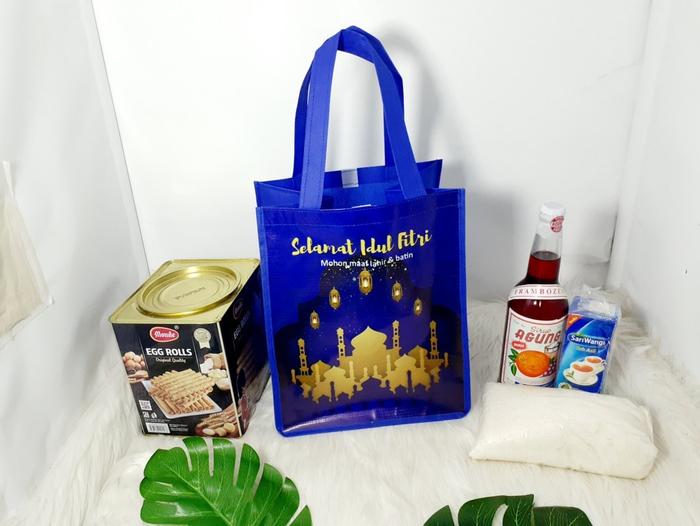 Gambar Ready Goodie Bag Bingkisan Lebaran Murah Meriah - Biru dari Tas Souvenir Premium undefined Tokopedia