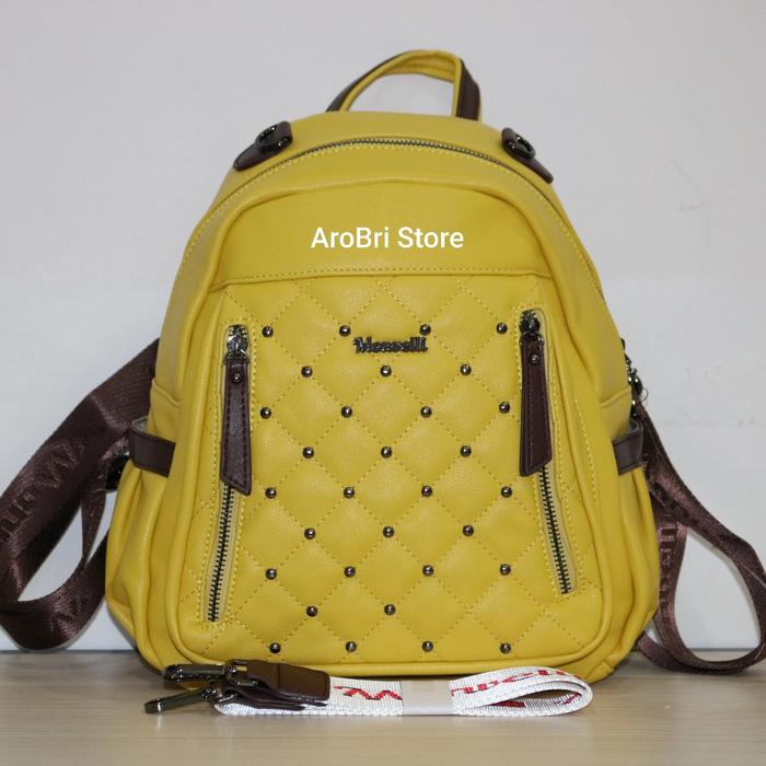 Gambar Tas Ransel slempang monvelli MVL 9867-385 - Yellow/coffee, P:26xL:12xT:30 dari Arobri Store undefined Tokopedia