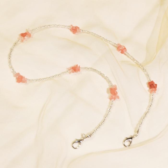 Gambar Merte - Strap Masker Batu Warna / Strap Kacamata / Gantungan Masker - StrwberryQuartz, Strap Kacamata dari MERTE undefined Tokopedia